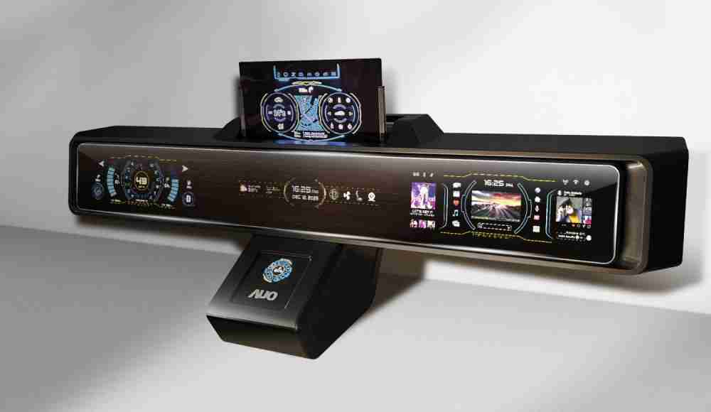 彩霸王Micro LED沉浸式车舱显示方案结合 可卷式、、可伸缩的Micro LED应用并可呈现不同的质感纹路，，，，展现人性化设计