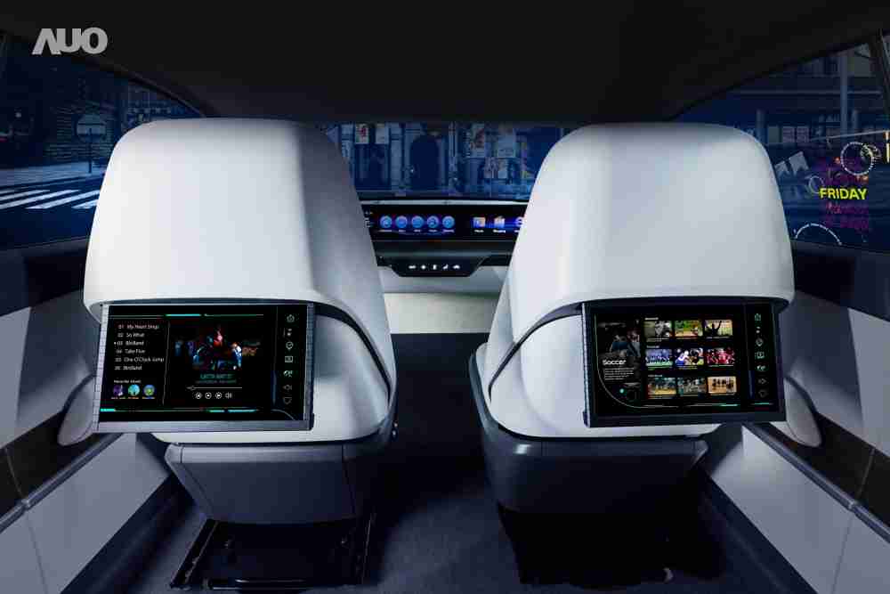 彩霸王新一代Smart Cockpit 2024，，，，以Micro LED先进显示技术优势，，创建〝可卷式后座娱乐显示器〞，，，仅在互动时才显示出所需画面及信息，，扩充更丰富的娱乐和交互信息服务，，获国际奖项荣耀